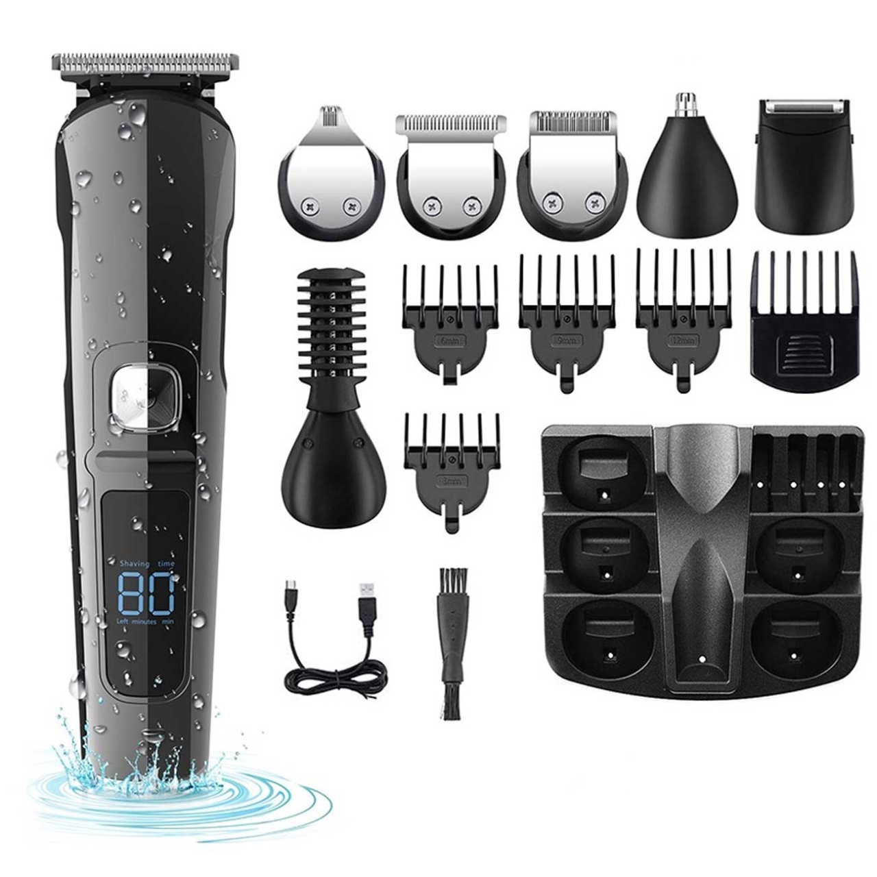  ریش تراش و ماشین اصلاح موی سر و بدن حرفه‌ای شارژی ایکس او مدل CF30 