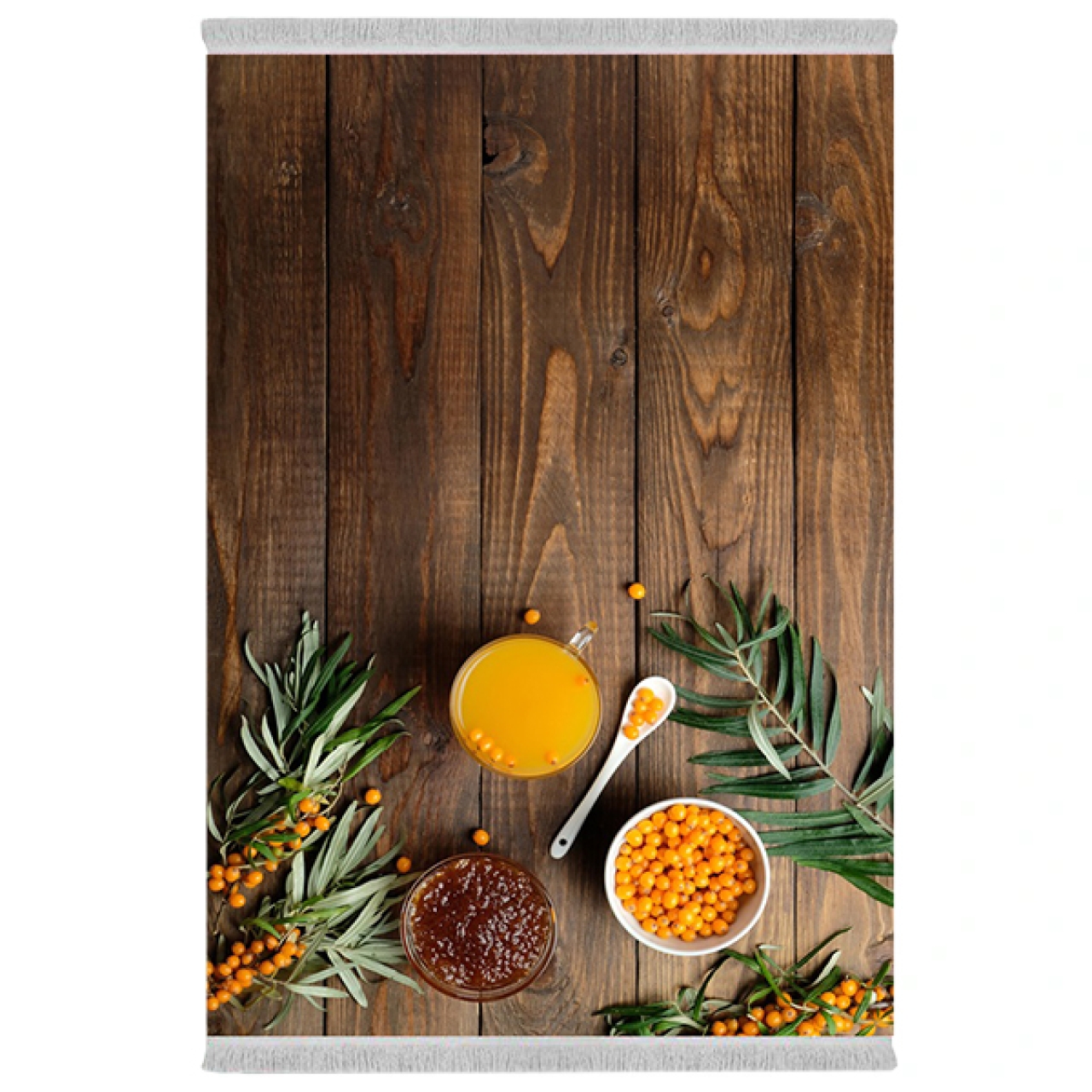 فرش پارچهای دفه مدل فرشینه طرح آشپزخانه کد 1147