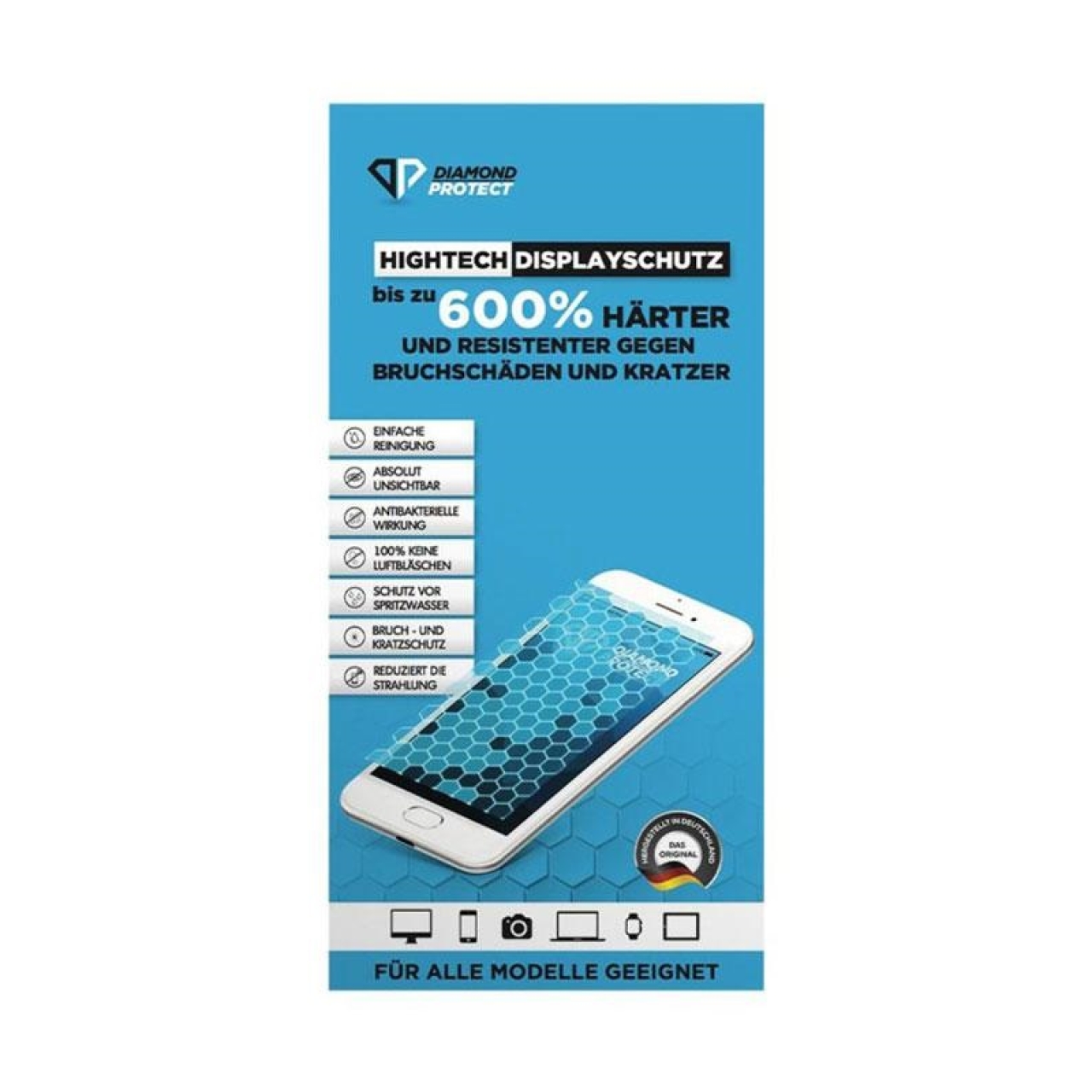 محافظ صفحه نمایش مایع دیاموند پروتکت مدل Displayschutz