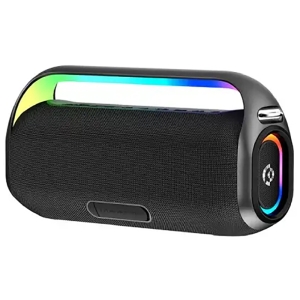  اسپیکر بلوتوثی کارائوکه همراه میکروفون پاورولوژی مدل PWLAU012 