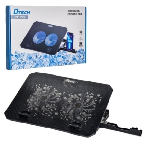 پایه خنک کننده لپتاپ دو فن دیتک مدل DTECH CP-777