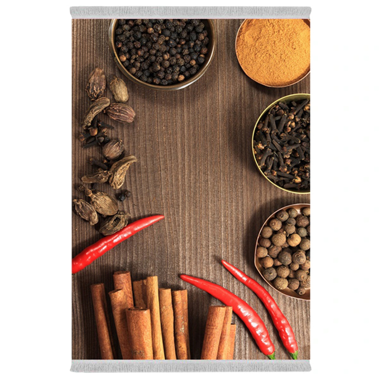 فرش پارچه‌ای دفه مدل فرشینه طرح آشپزخانه کد 1151