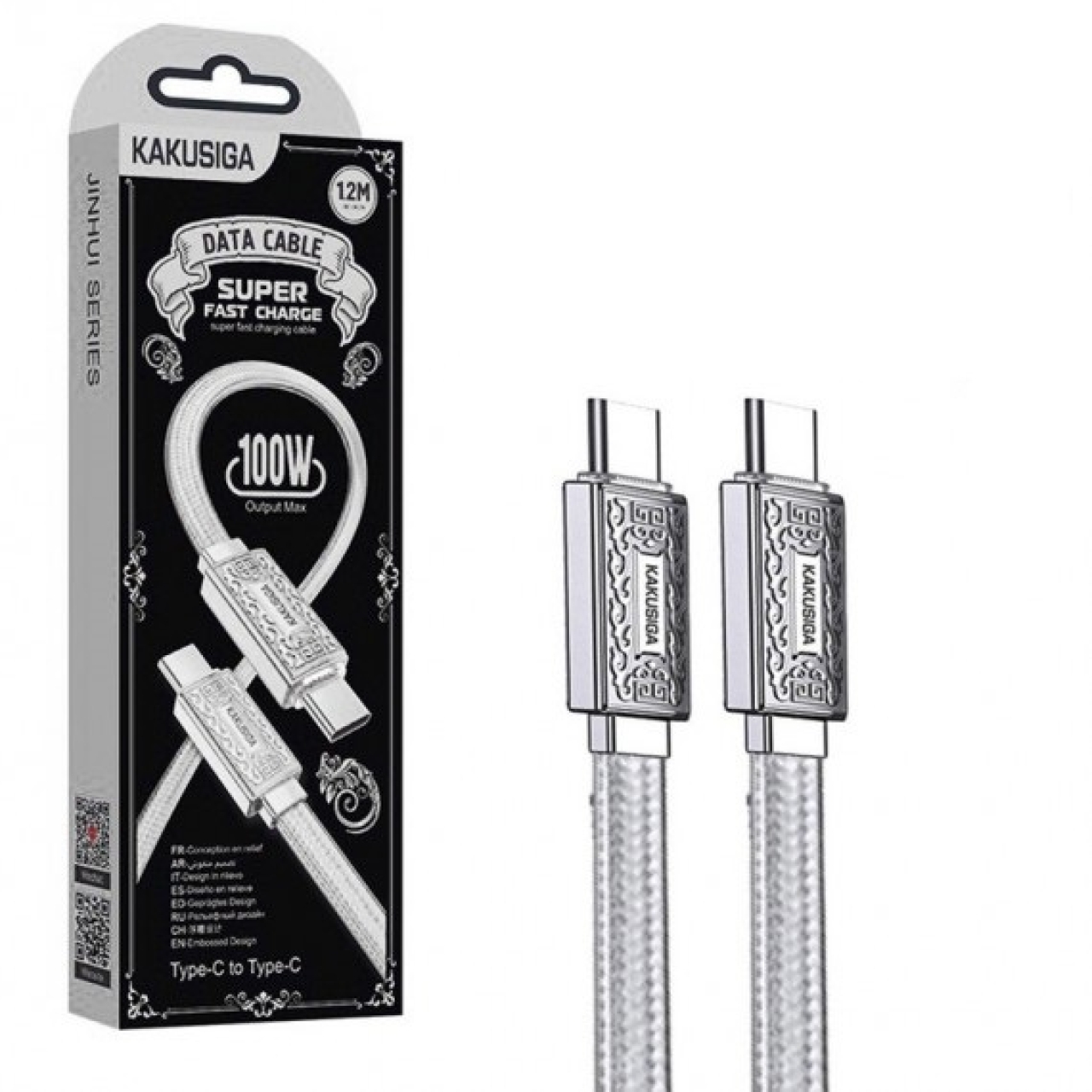 کابل تایپ سی به تایپ سی  100وات کاکوسیگا مدل KSC-801