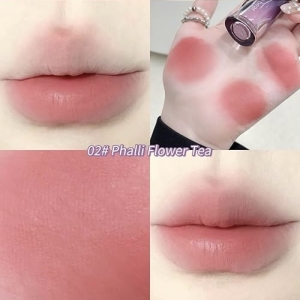 رژ لب مایع پوکه بنفش gege bear مدل مات و‌ مخملی شماره ۲