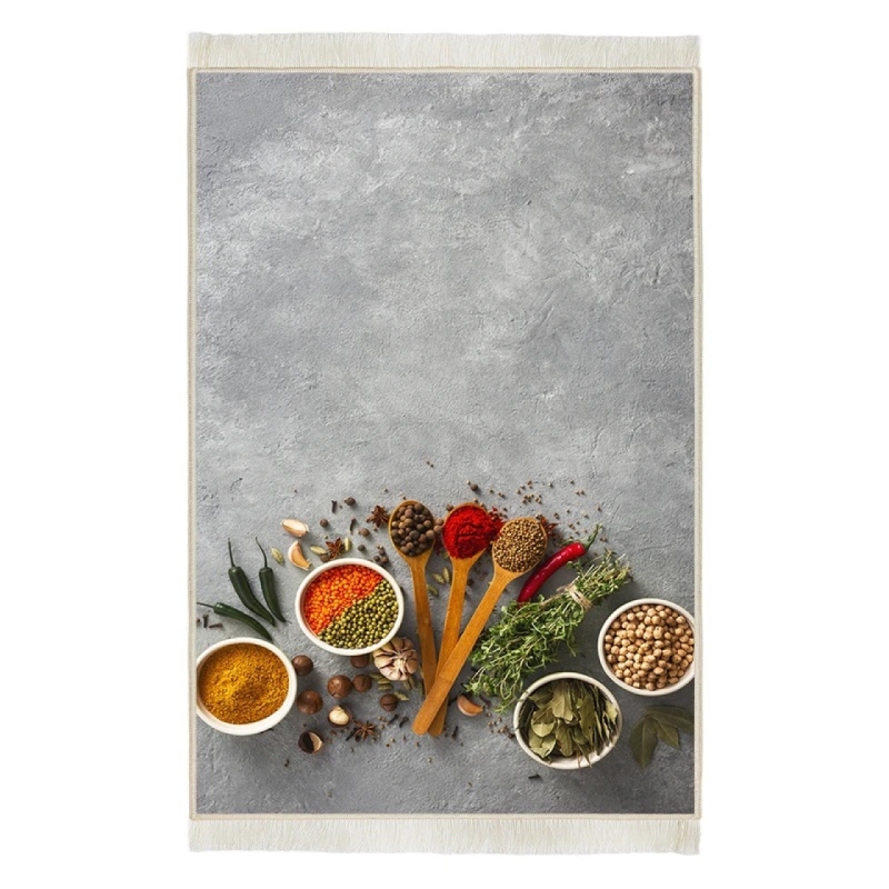 فرش پارچهای دفه مدل فرشینه طرح آشپزخانه کد 14