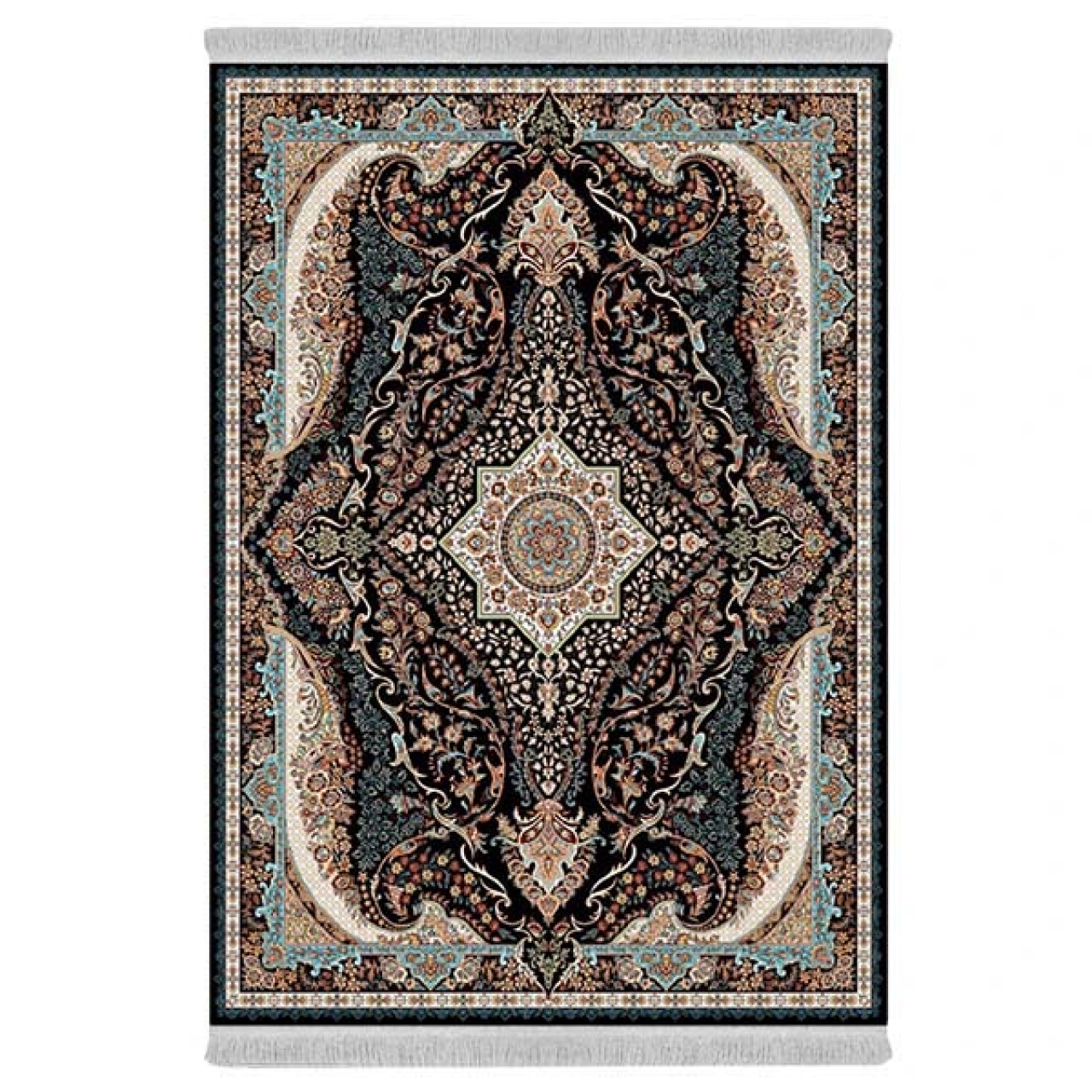 فرش پارچهای دفه مدل فرشینه هازان مخمل کد 106