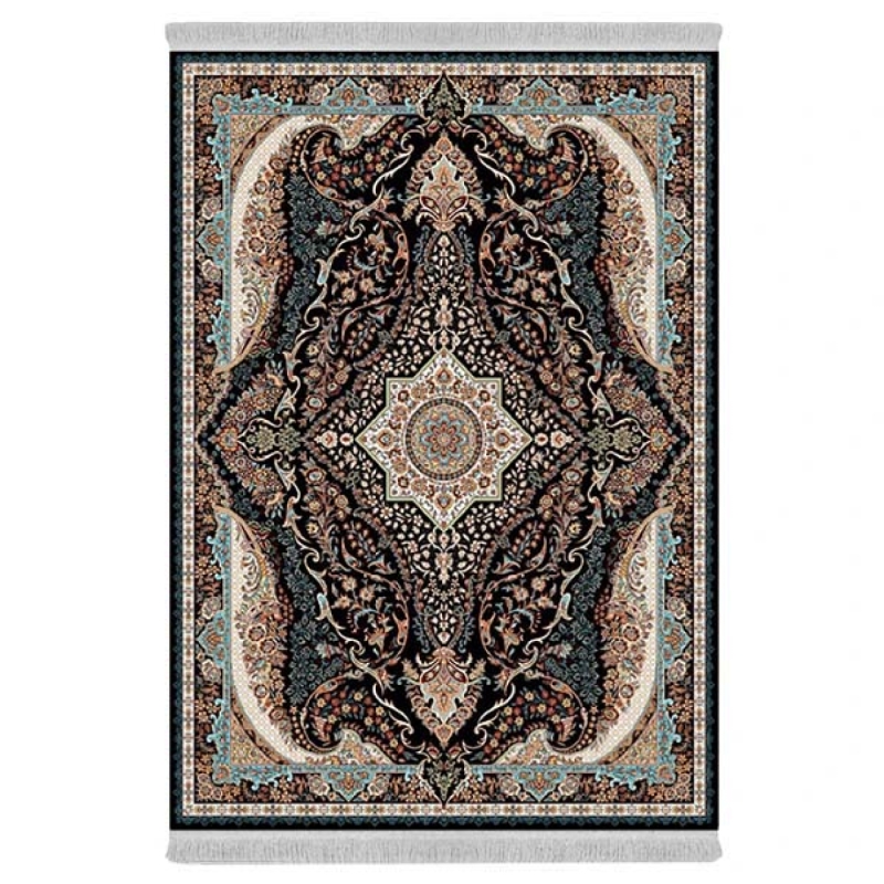 فرش پارچهای دفه مدل فرشینه هازان مخمل کد 106