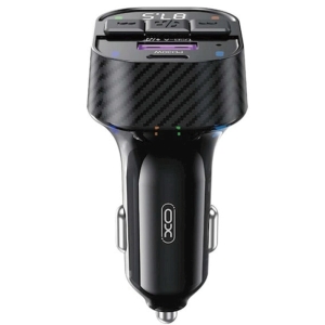  شارژر فندکی فست شارژ ماشین تایپ سی 30 وات و گیرنده بلوتوثی ایکس او مدل BCC17 