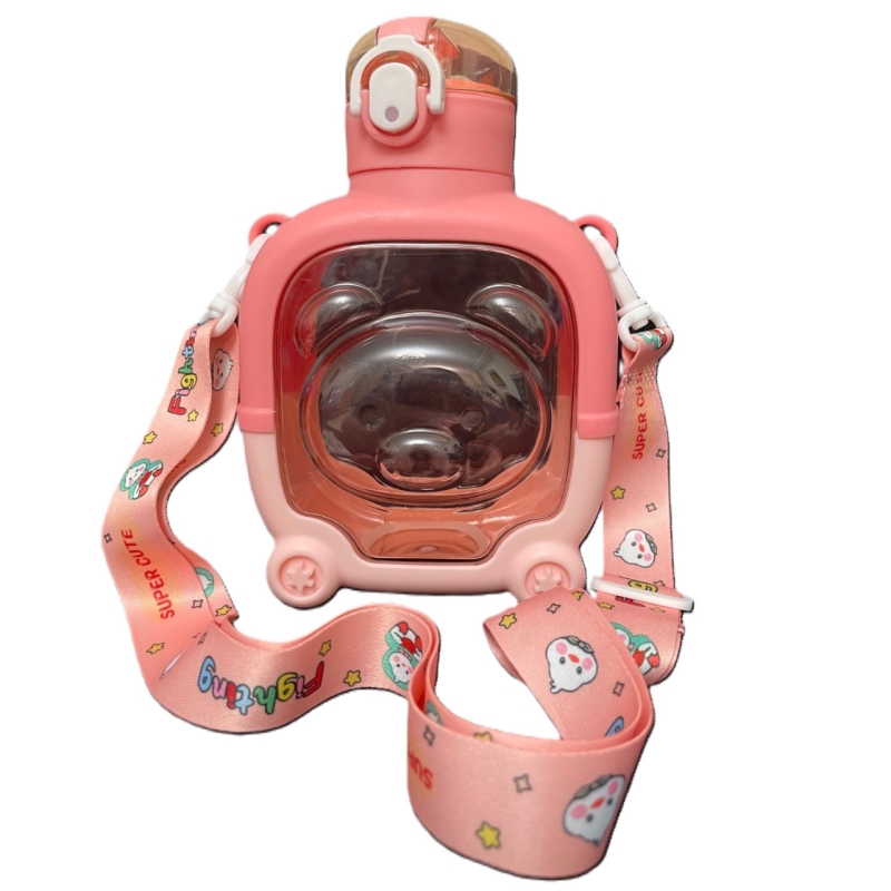 قمقمه کودک مدل استیکر دار طرح خرس گنجایش 1 لیتر