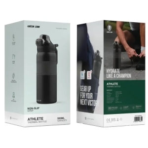 فلاسک ورزشی 550 میلیلیتر گرین لاین مدل GNATHTMBK