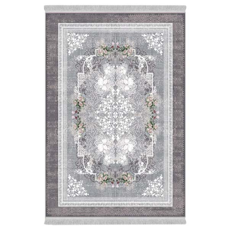 فرش پارچهای دفه مدل فرشینه طرح مدرن کد 168