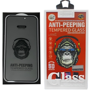گلس پرایوسی آیفون 15 پرو 5 بعدی موکوسون Tempered Glass