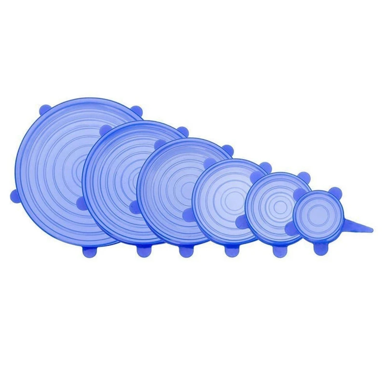 درپوش ظرف مدل سیلیکونی مجموعه 6 عددی مدل SUPER STRETCH