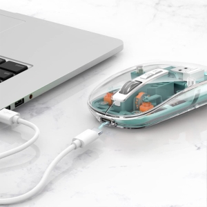  ماوس بیسیم شفاف گرین لاین Green Lion Transparent Mouse