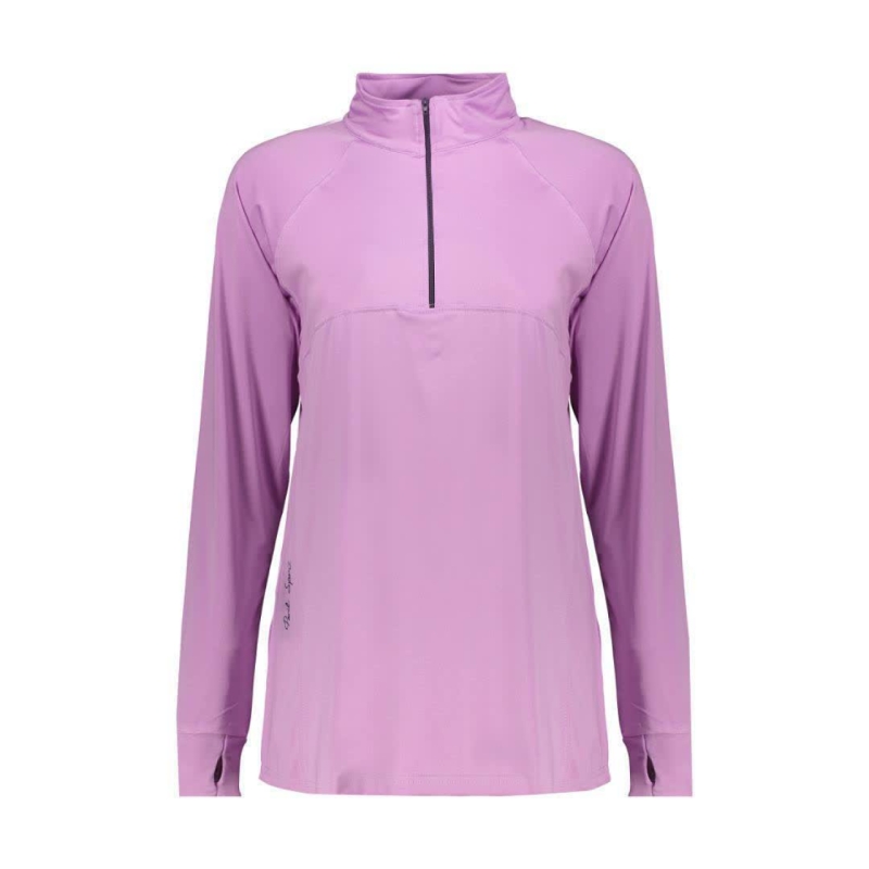 تی شرت آستین بلند ورزشی زنانه پانیل مدل 416 یاسی