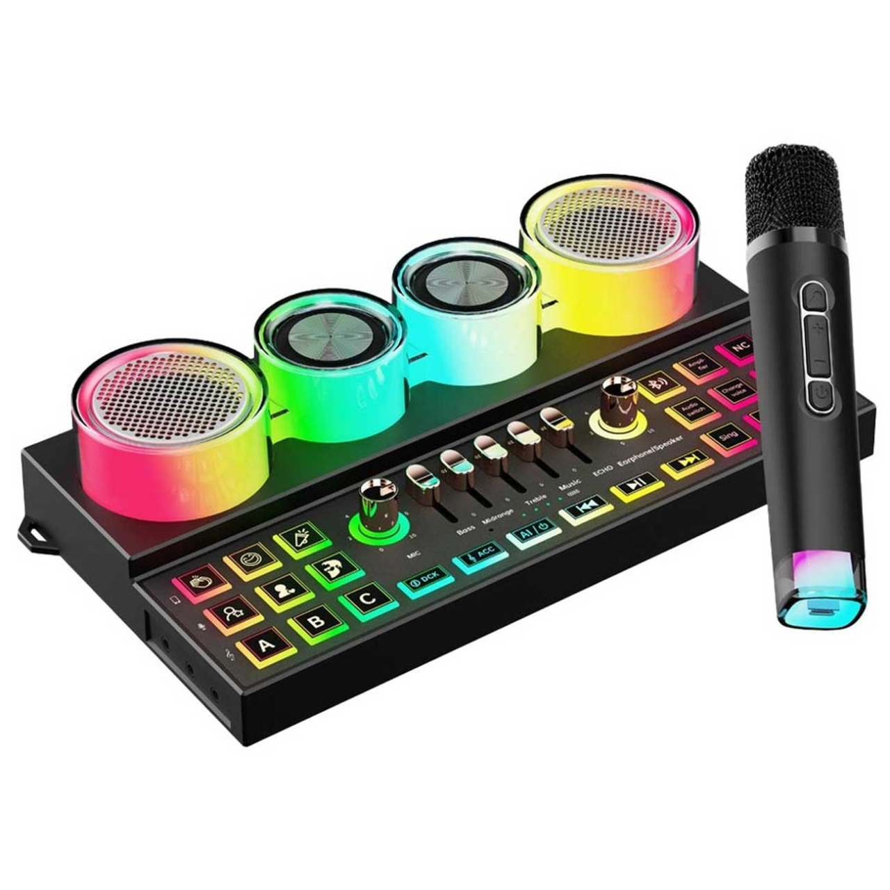  میکسر و دی‌جی چند پلتفرمی پورودو مدل PD-ST21MIX-BK 