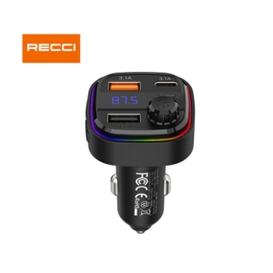  شارژر فندکی تایپ سی و یو اس بی 30 وات و گیرنده بلوتوثی رسی مدل RQ08 