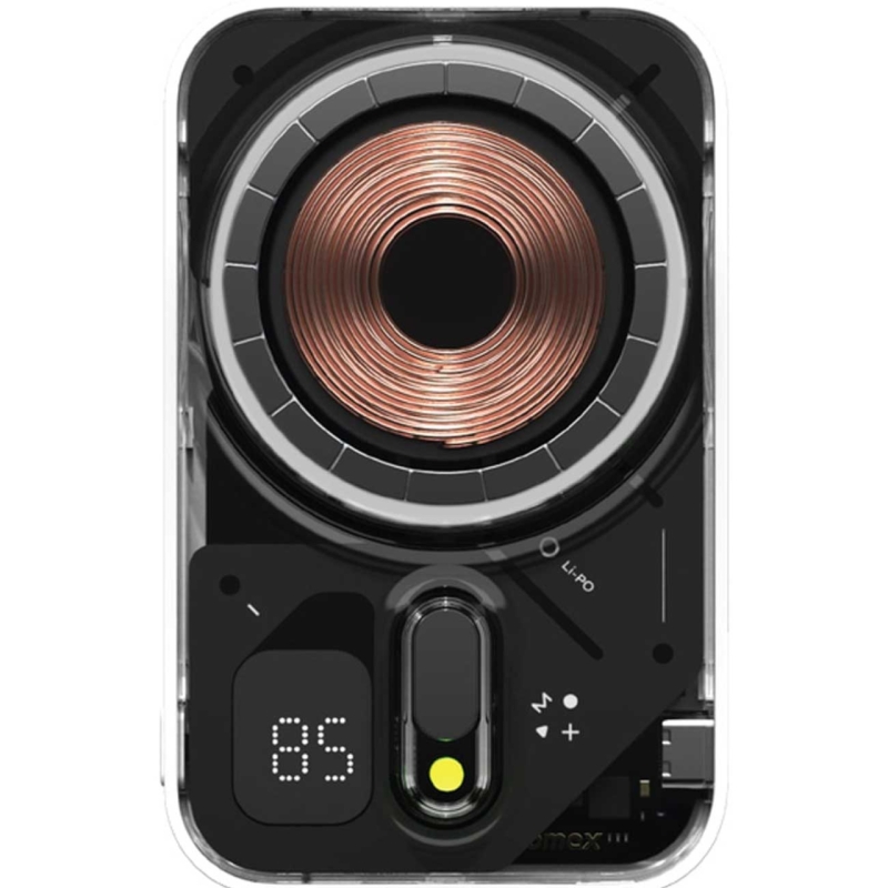  پاوربانک مگ سیف 15 وات و تایپ سی 20 وات 5000 مومکس مدل IP126W 