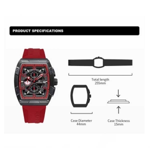 ساعت مچی عقربه‌ای مردانه کوارتز نیوی فورس مدل NF8052 B/R/R