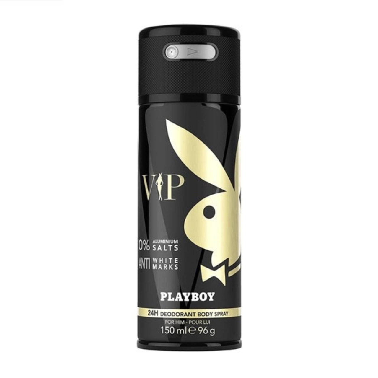 اسپری دئودورانت بدن پلی بوی مدل وی آی پی Playboy Vip Deodorant Body Spray حجم 150 میلی لیتر