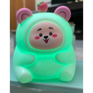 چراغ خواب کودک مدل سیلیکونی طرح خوک خوشحال کد023
