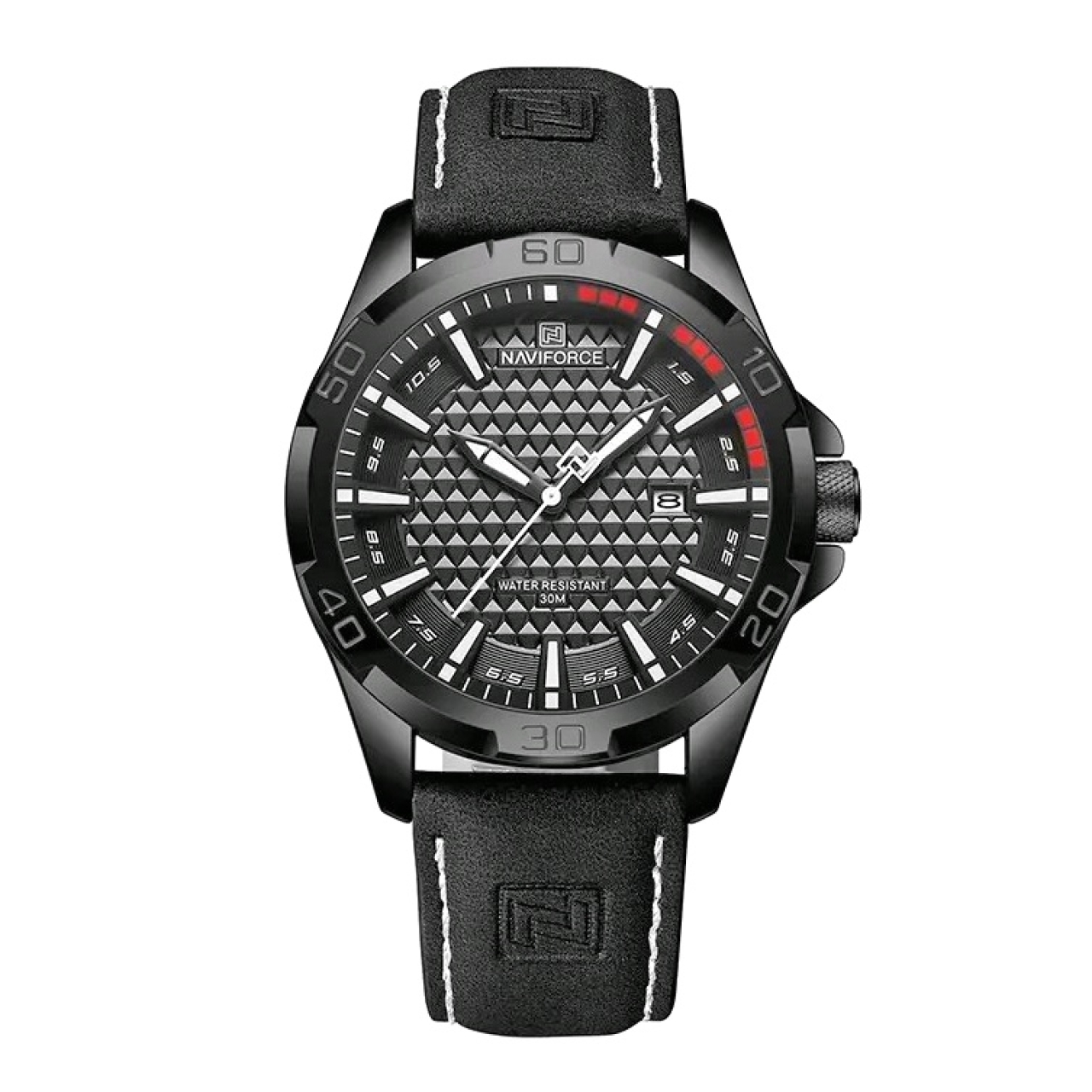 ساعت مچی عقربه‌ای مردانه کوارتز نیوی فورس مدل 8023-BWB