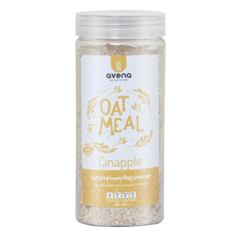 اوتمیل جودوسرپرک فوری سیب و دارچین اونا حجم 300 گرم