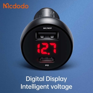  شارژر فندکی فست شارژ تایپ سی 30 وات مک دودو مدل CC-681 