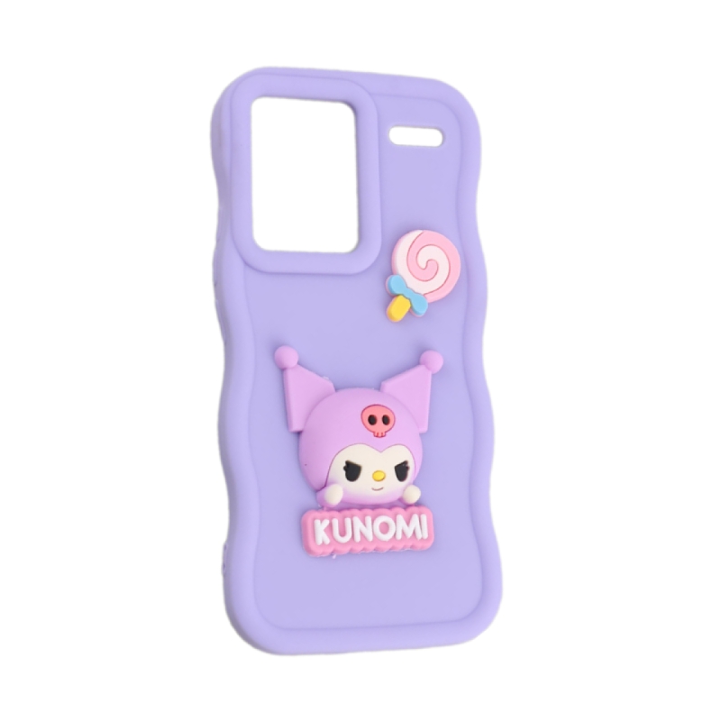 کاور مدل موج دار عروسکی برجسته مناسب برای گوشی موبایل شیائومی مدل Redmi Note 13 Pro Plus