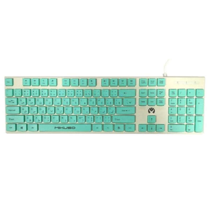 کیبورد سیم دار میکاسو مدل MIKUSO KB-052U