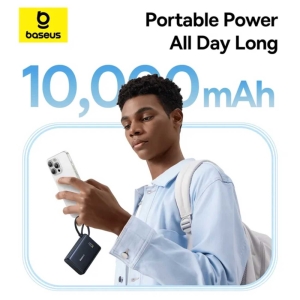  پاوربانک بیسوس فست شارژ 45 وات Type-C و USB مدل PPPG-1W45C P10076803123 