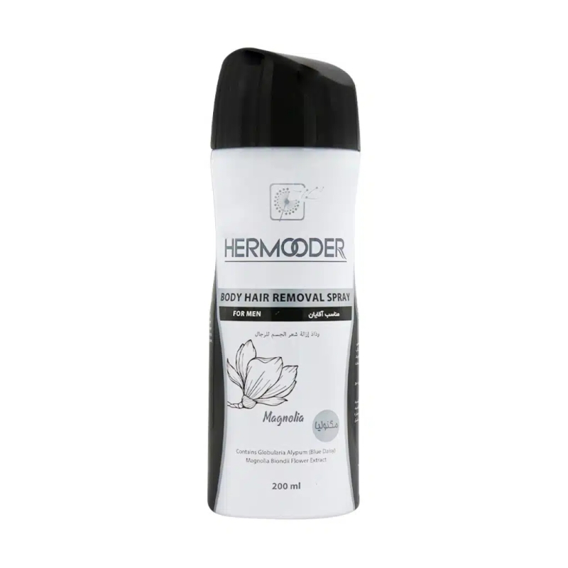 اسپری موبر بدن ویژه آقایان هرمودر حجم 200 میلی لیتر