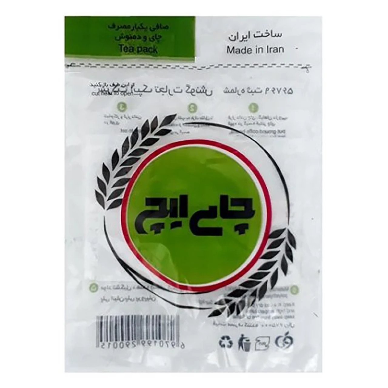 فیلتر چای ایچ مدل کیسه ای بسته 60 عددی