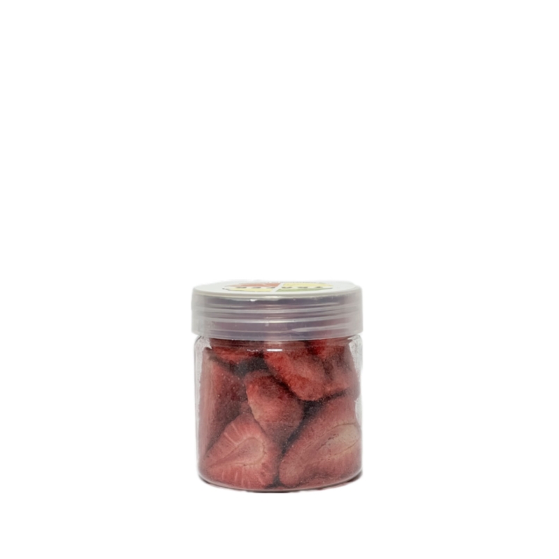 میوه خشک فریزدرایر ترافر توت فرنگی اسلایس شده حجم ۲۰ گرم