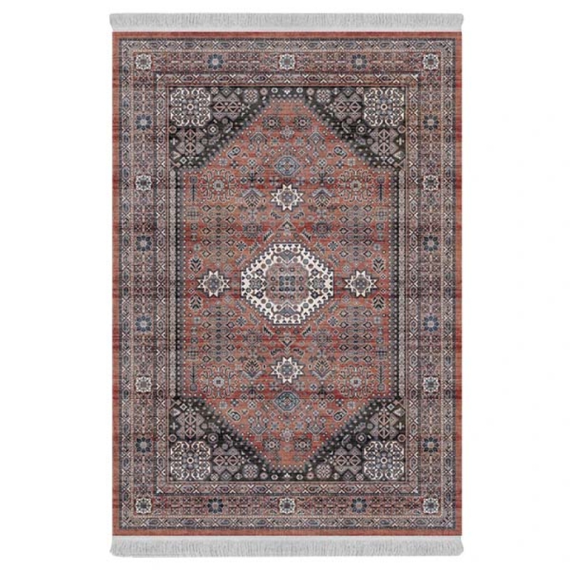 فرش پارچهای دفه مدل فرشینه طرح مدرن کد 541