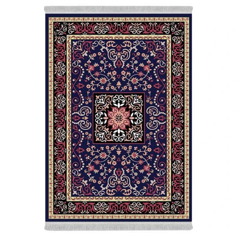 فرش پارچهای دفه مدل فرشینه هازان مخمل کد 133