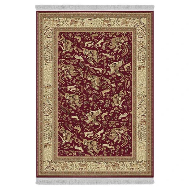 فرش پارچهای دفه مدل فرشینه هازان مخمل کد 052