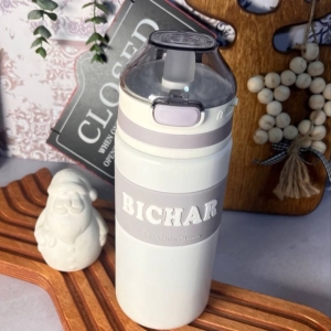 تراول ماگ دور سیلیکونی قفل دار مدل BICHAR