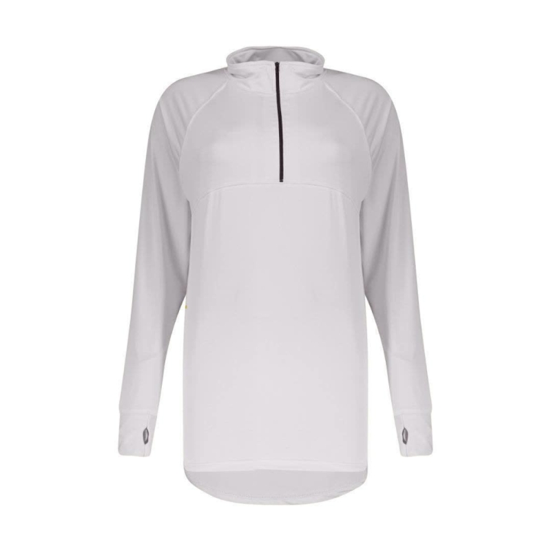 تی شرت آستین بلند ورزشی زنانه پانیل مدل 416 سفید