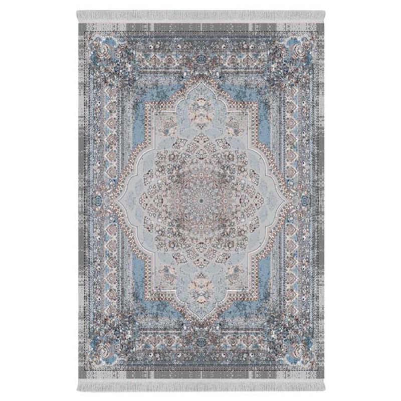 فرش پارچهای دفه مدل فرشینه طرح مدرن کد 36