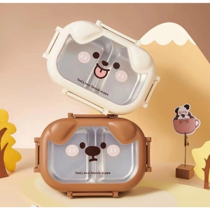 ظرف غذا داخل استیل طرح سگ مدل 1042