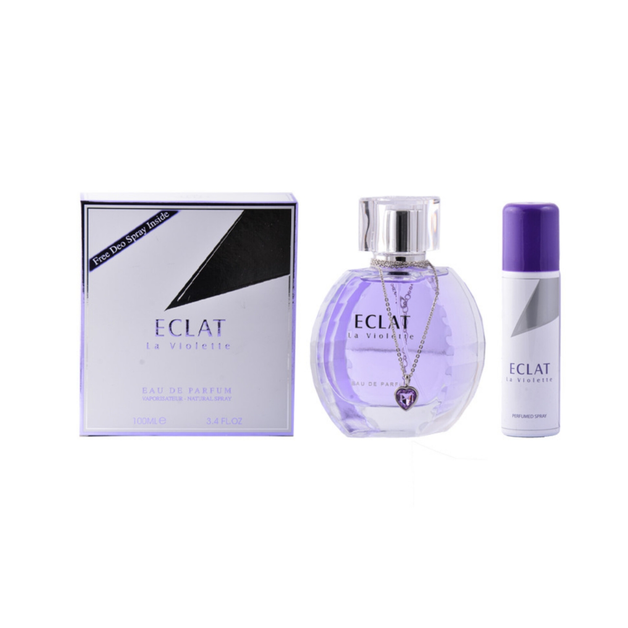 ادکلن زنانه فراگرنس ورد مدل اکلت همراه با اسپری حجم ۱۰۰ میل