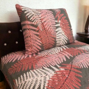 ملحفه کشدار 120 یک نفره 2 تکه Cheshik مدل سرخس سایز 120*200 سانتی متر