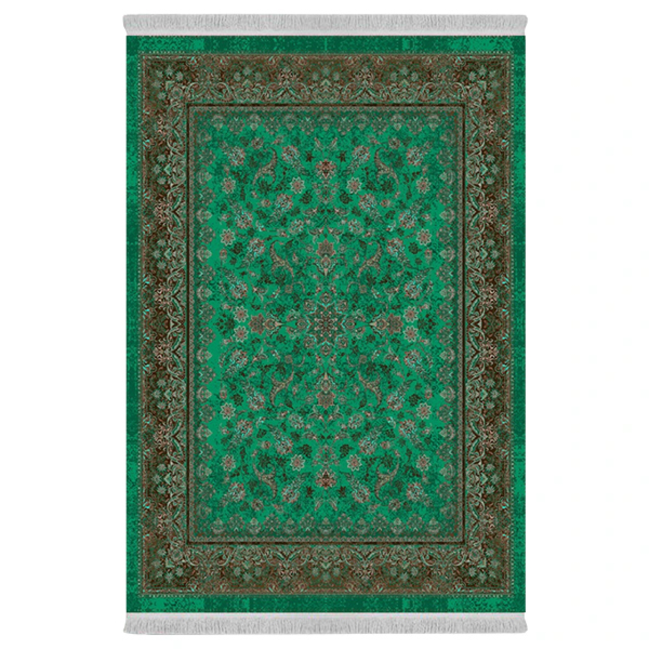 فرش پارچهای دفه مدل فرشینه طرح مدرن کد 1019