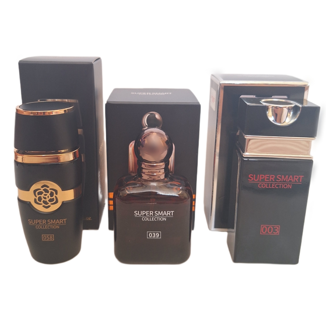 پک اقتصادی سه عددی عطر های مردانه سوپر اسمارت مدل استرانگر ویت یو, اسد, سیلور سنت حجم 25 میل