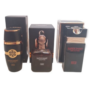 پک اقتصادی سه عددی عطر های مردانه سوپر اسمارت مدل استرانگر ویت یو, اسد, سیلور سنت حجم 25 میل
