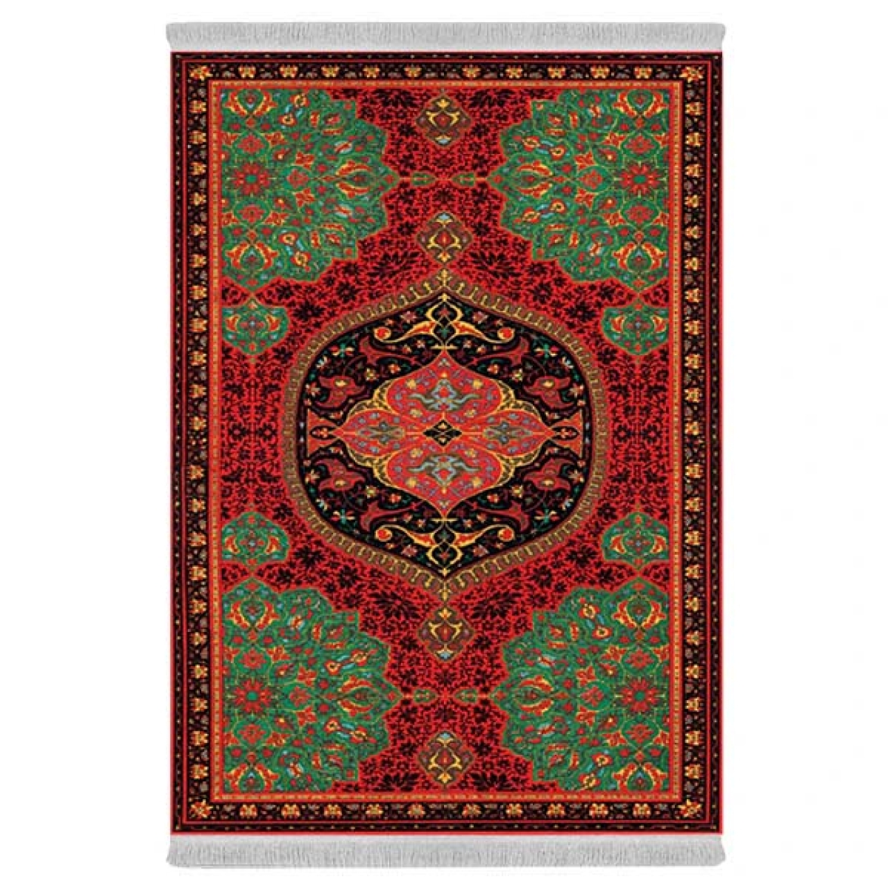 فرش پارچهای دفه مدل فرشینه هازان مخمل کد 025