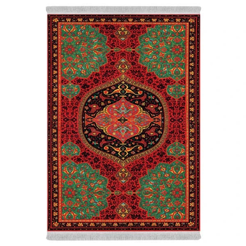 فرش پارچهای دفه مدل فرشینه هازان مخمل کد 025