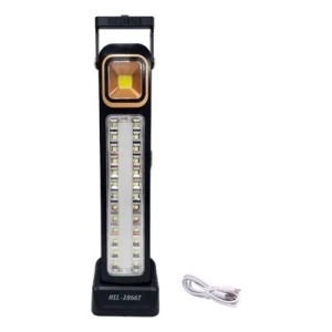 چراغ اضطراری و کمپینگ خورشیدی مدل HEL-2866T با نور مهتابی و آفتابی