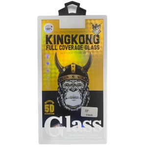 گلس شیشه ای تمام صفحه آیفون 15 موکوسون KINGKONG